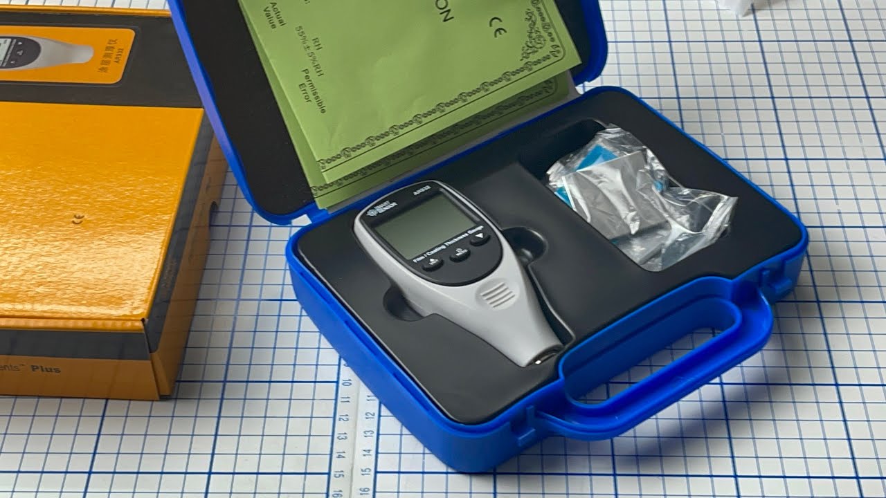 AR932 PRO SMART SENSOR FILM/COATING THICKNESS GAUGE CALIBRATION AND UNBOXING