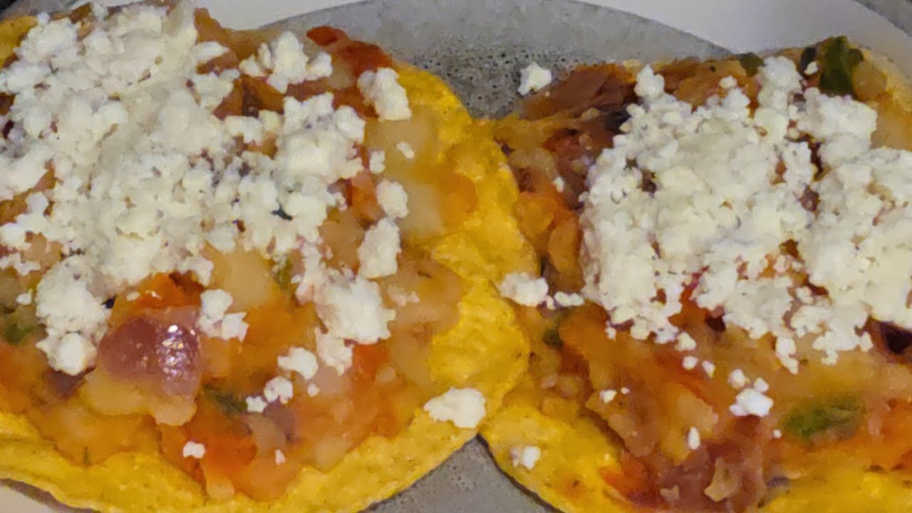 Tostadas de papa con tomate!!