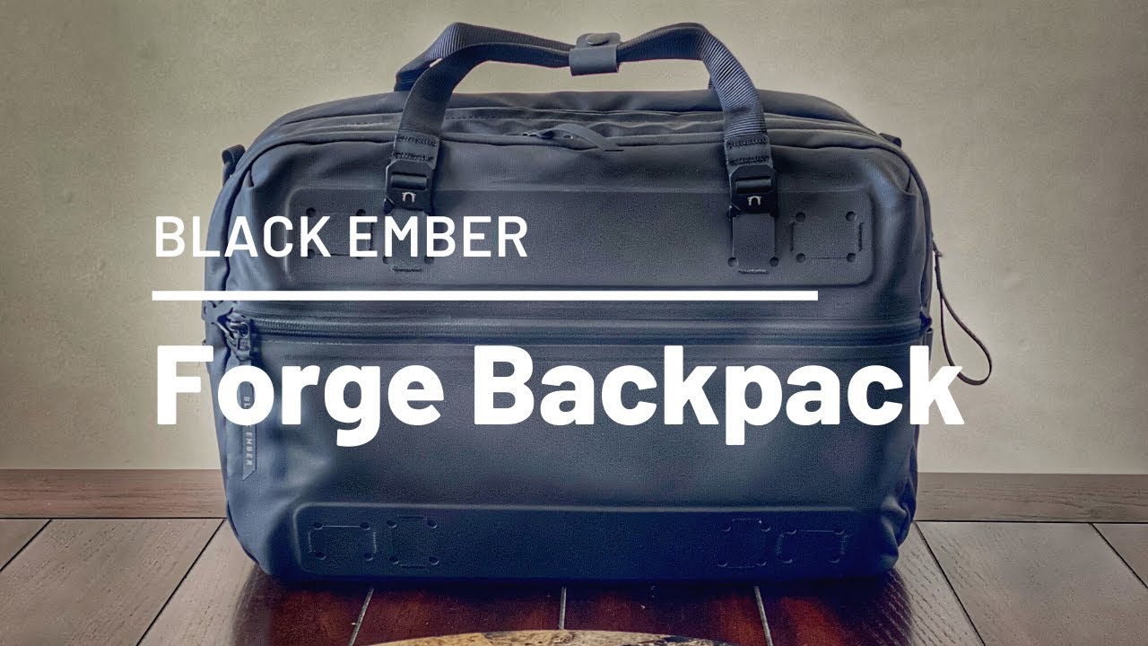 Black Ember Forge Review - Expandable and Weather Resistant Convertible EDC / Tech Bag