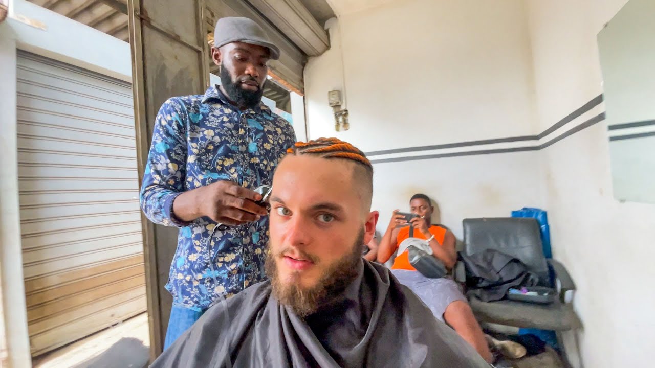 J'essaie un coiffeur à 1€ en Côte d'Ivoire 🇨🇮