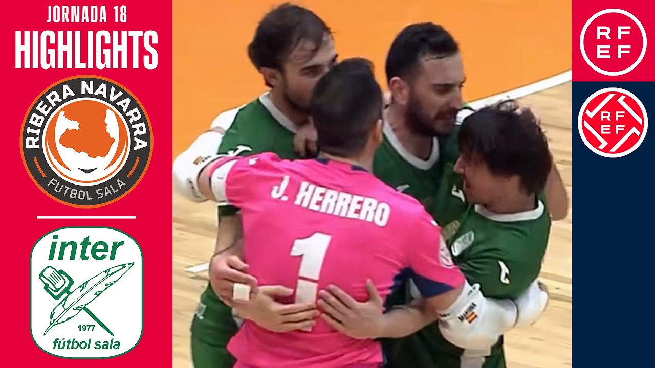 Resumen #PrimeraDivisiónFS |  ATP Iluminación Ribera Navarra 1-4 Movistar Inter  | Jornada 18