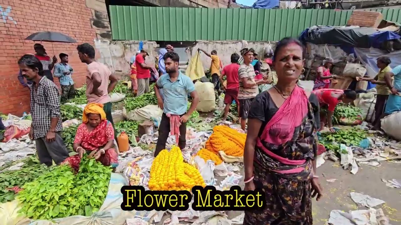 Mullick Ghat Kolkata| Flower Market 🌸 #kolkatadiaries #travel #kolkata