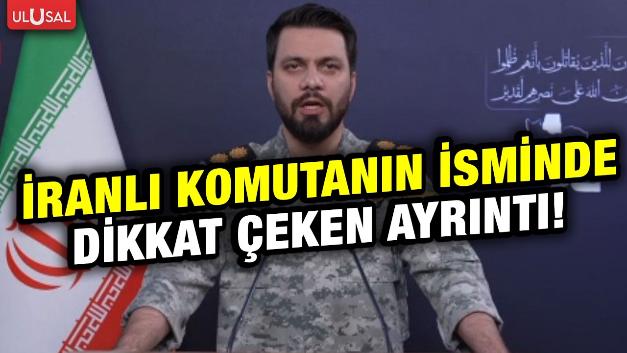 İran Devrim Muhafızları Ordu Sözcüsü'nün isminde dikkat çeken ayrıntı!