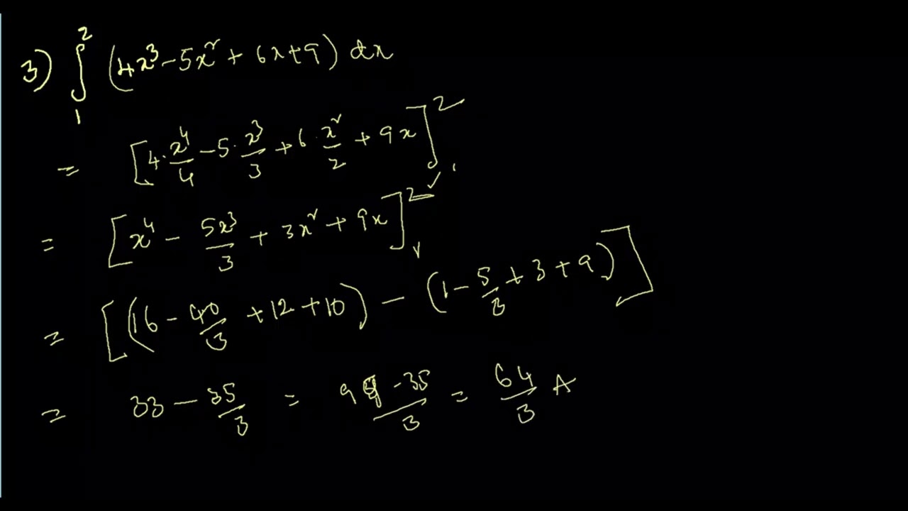 Class 12 Mathematics chapter 7 Definite Integration NCERT Exercise 7 8  problems 1 to 10