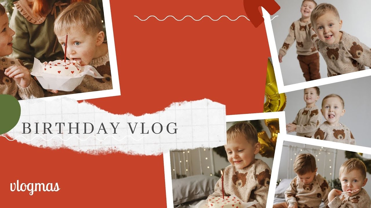 Birthday vlog: 3 года Егорке (vlogmas #1)