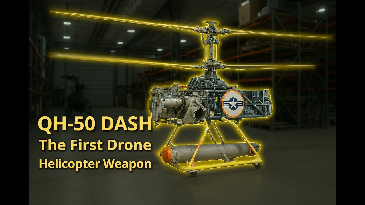 QH-50 DASH | Первый беспилотный вертолет-оружие