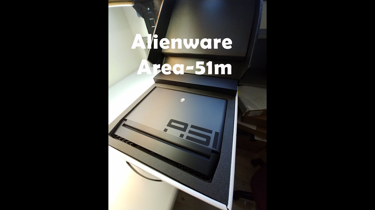 Alienware Area-51m Распаковка и разбор