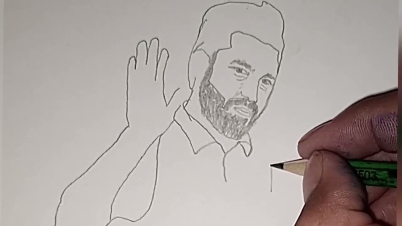 Muhammad Rizwan sketch drawing perfect watch video