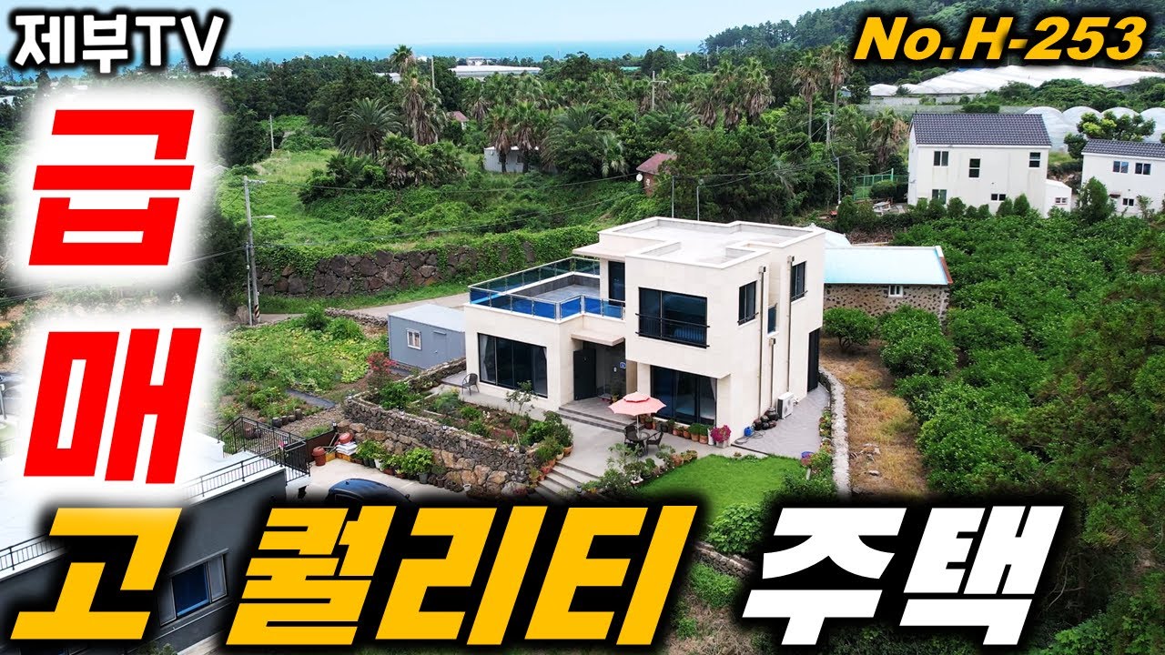 (급매) 제주도 애월 전원주택 매매 분위기도 너무 좋고 집도 잘 지어졌어요