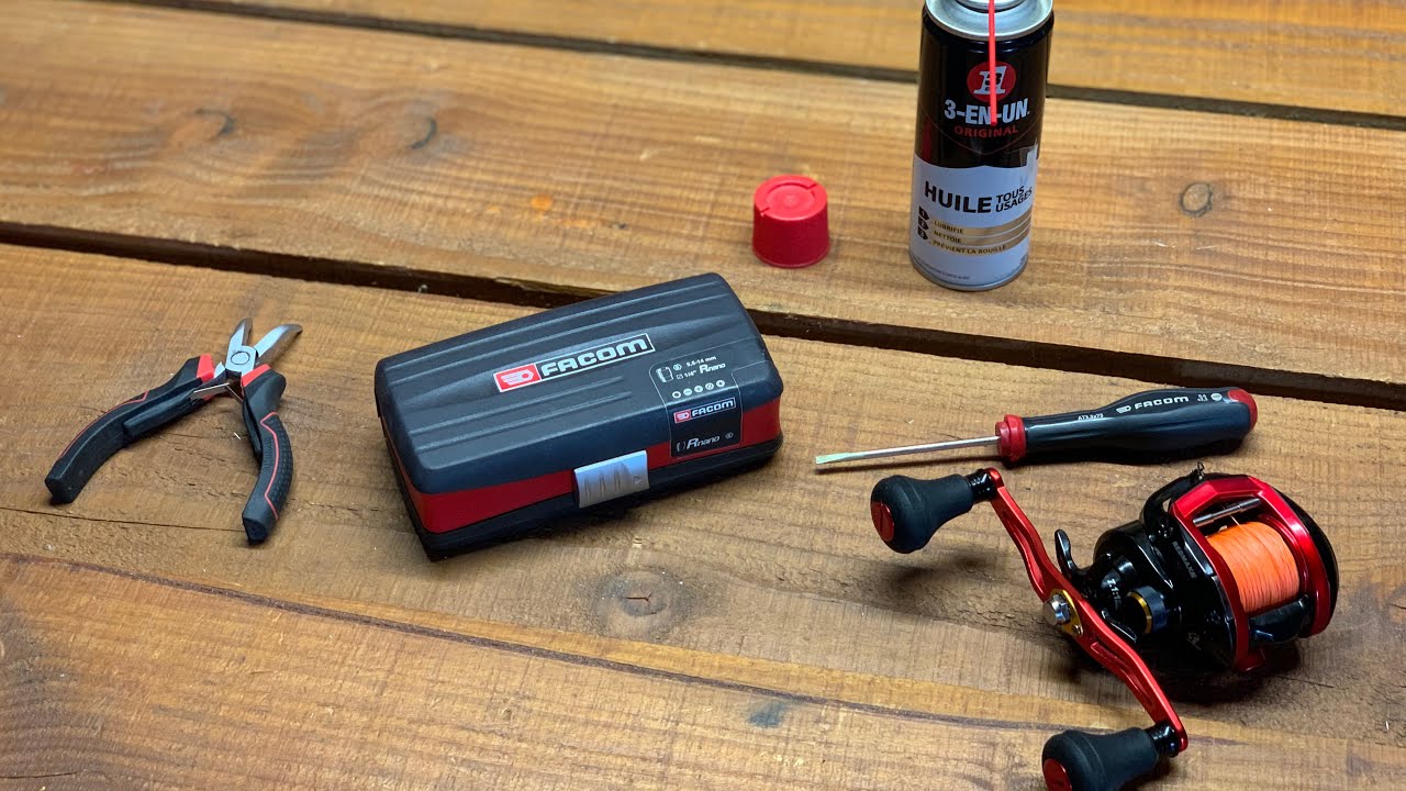 Voici comment nettoyer un moulinet à tambour tournant dit « casting ».
