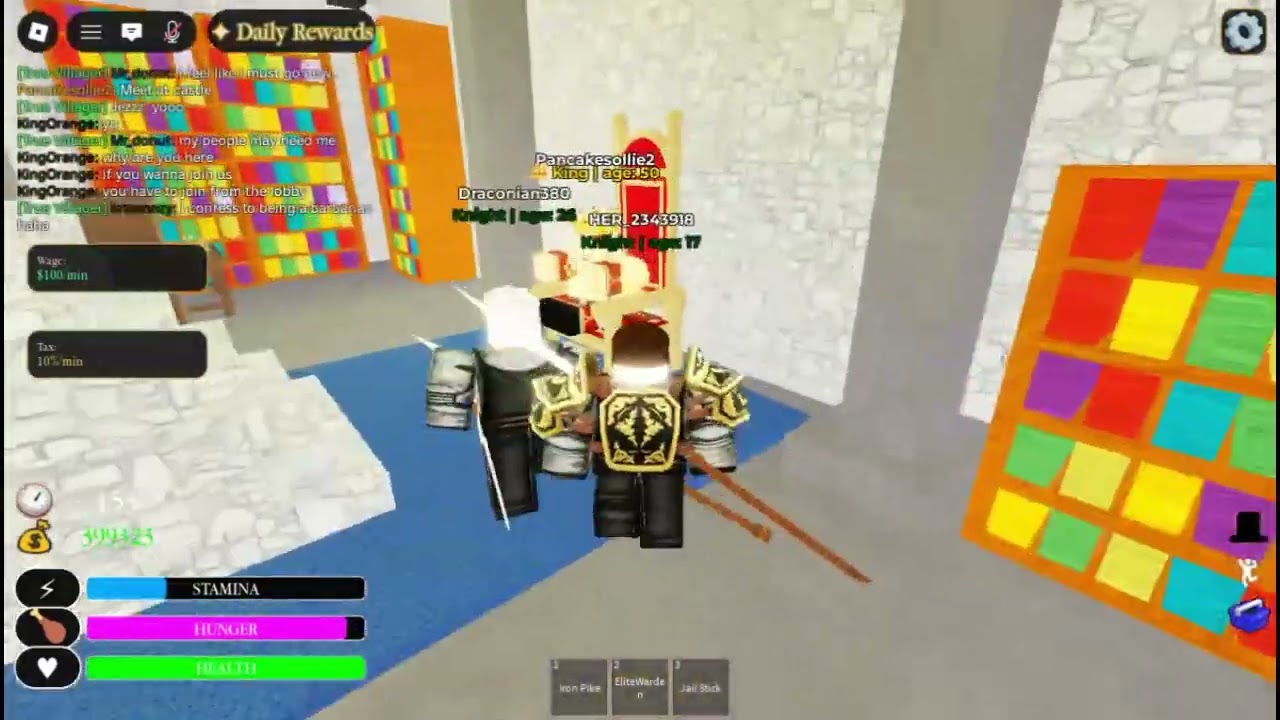 gameplay as a knight