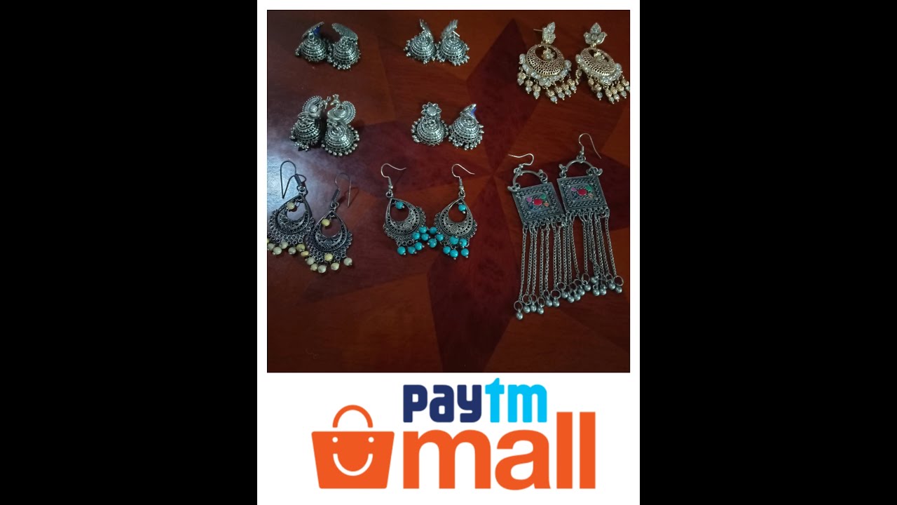 Paytm mall earrings, paytm mall shopping haul,