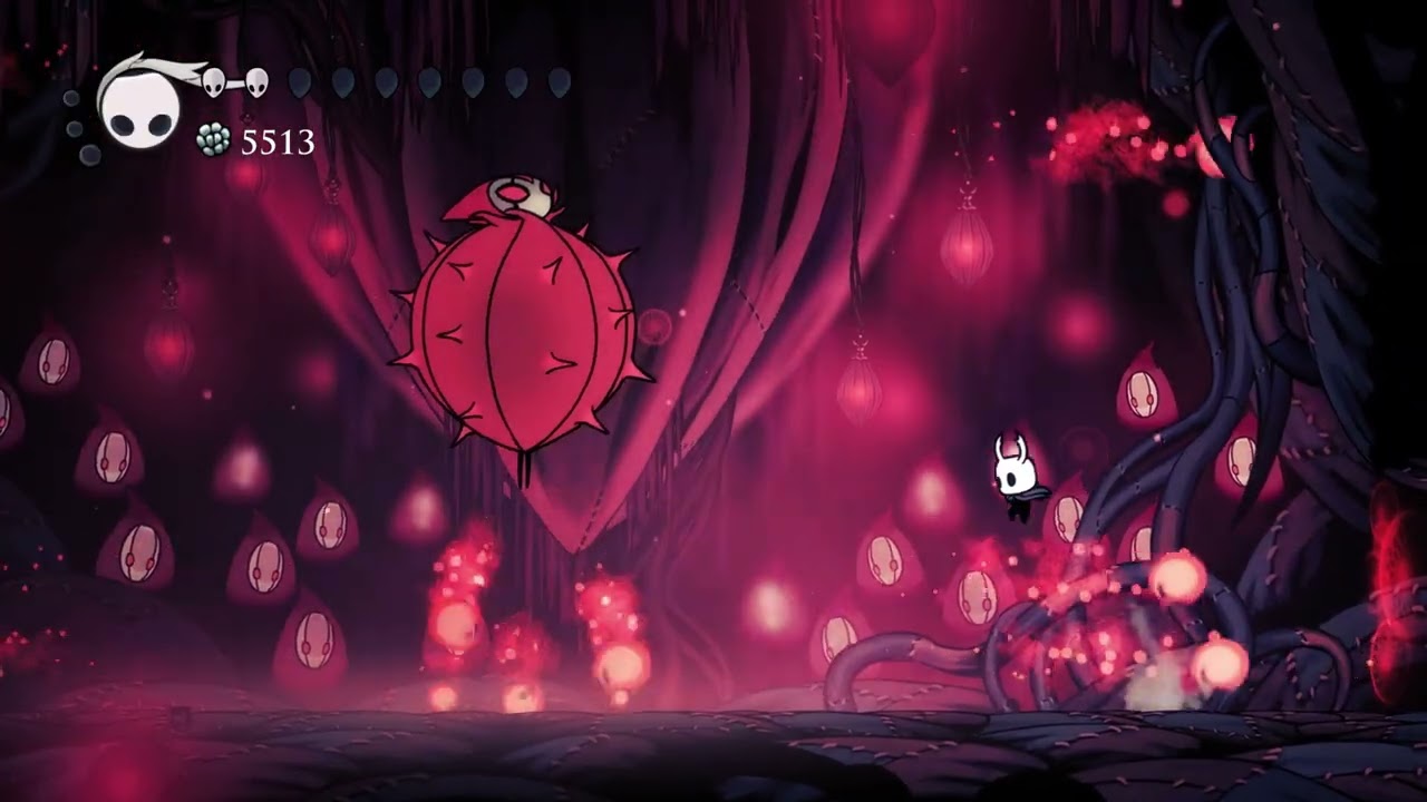 Beating Nightmare King Grimm with relative ease after 100%ing silksong