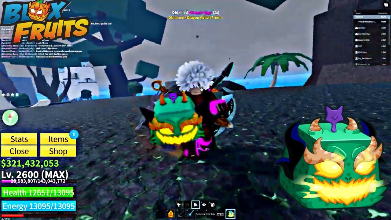 Getting Dragon Fruit in Prehistoric Island Blox Fruits! How To Get Dragon Fruit Easy Blox Fruits
