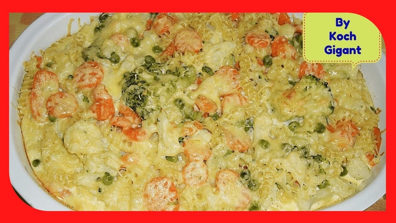 Gemüse Auflauf mit Fleisch ganz lecker & Gesund. So einfach machst du einen Leckeren Auflauf.
