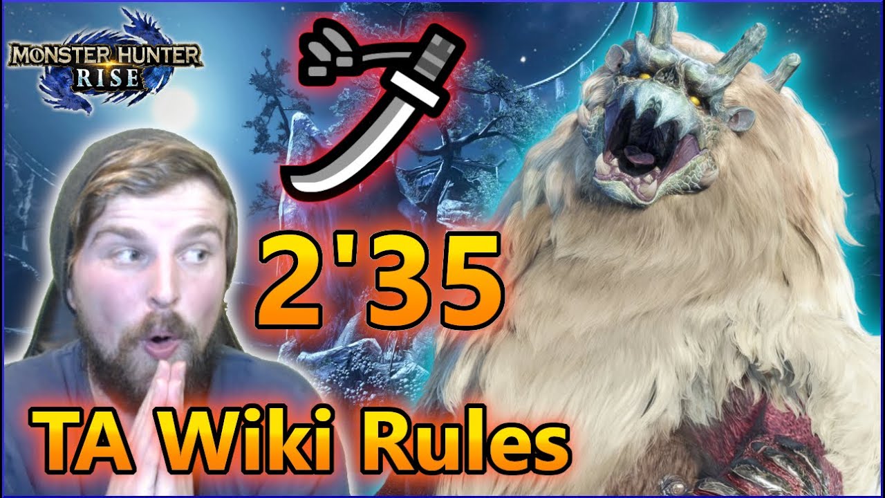 Goss Harag Speedrun Longsword Monster Hunter Rise (PC) TA Wiki Rules