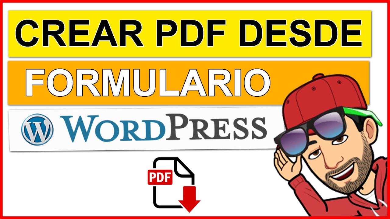 🖐️ Como crear, mostrar y enviar archivos pdf desde formularios, wordpress 57, tutorial español.