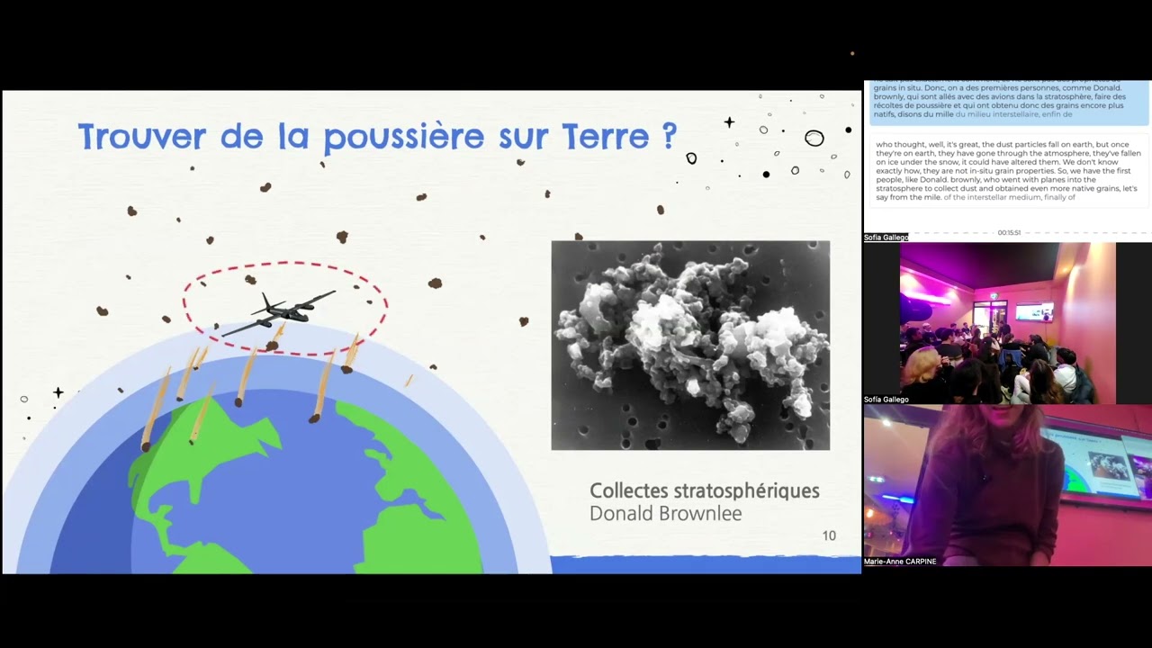 Sur les traces de la poussière interstellaire - Marie-Anne Carpine