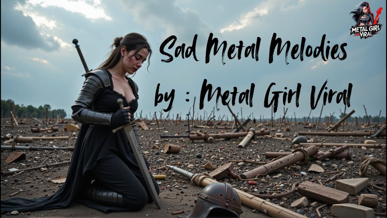4 Hours 🖤 Sad Metal Melodies | Music for Broken Hearts That Still Bleed | Metal Girl Viral