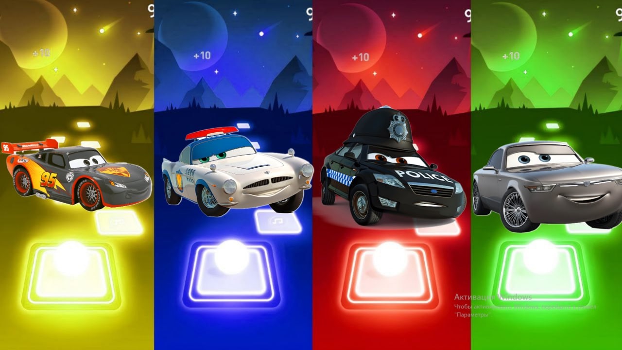 Cars Tiles Hop EDM Rush – Perfect Run