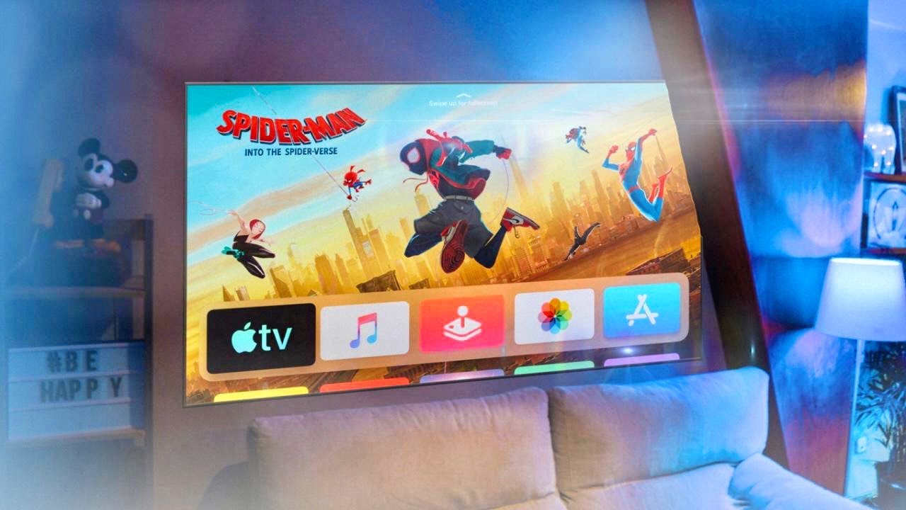 My Apple TV 4K Living Room Setup [2021] with PicoPix Micro 2TV