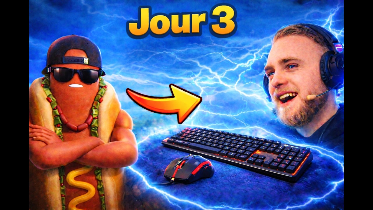 Jour 3 pour avoir le niveau de teeqzy (on a du faire 2 games 🙄🤣)