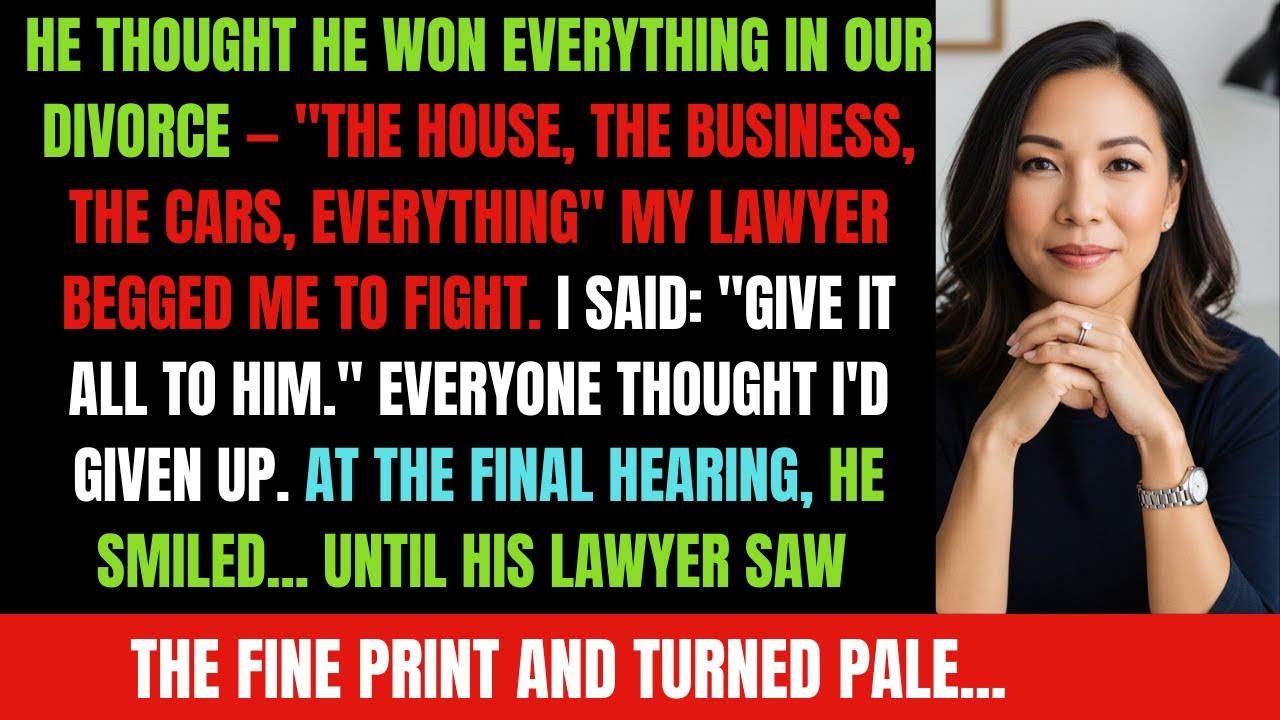 He Thought He Won Everything in Our Divorce &mdash; Until His Lawyer Saw the Fine Print