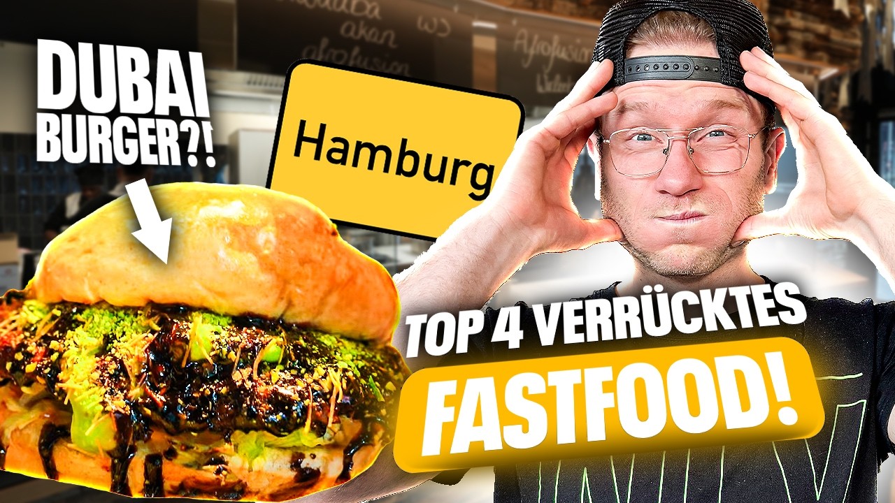 DIE VERRÜCKTESTEN FASTFOOD NEUHEITEN IN HAMBURG - MC´N SCHNITZEL, DUBAI BURGER...