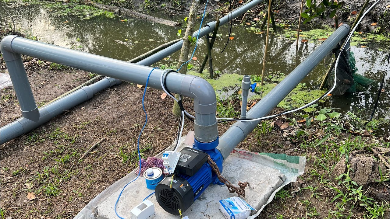 3hp ADELINO chạy cho khu vườn 1.2ha