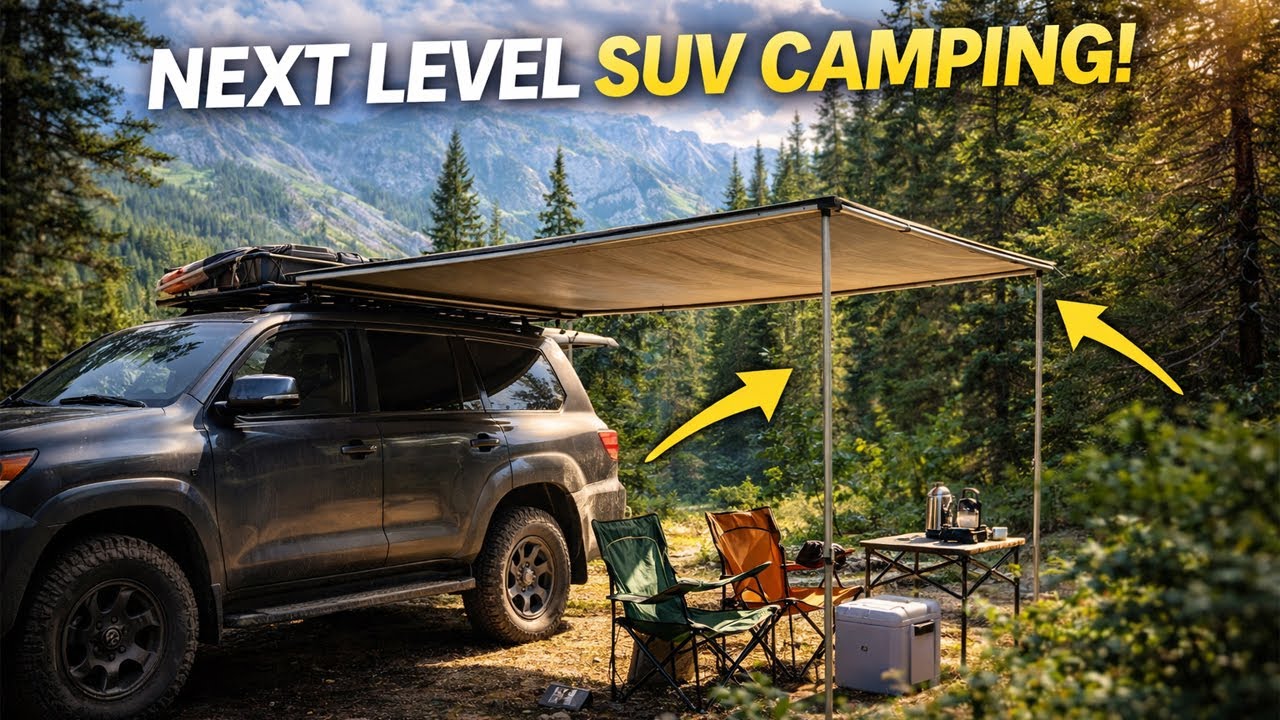 NEXT LEVEL SUV CAMPING GEAR You’ve NEVER Seen Before! | Portable Car Side Awning