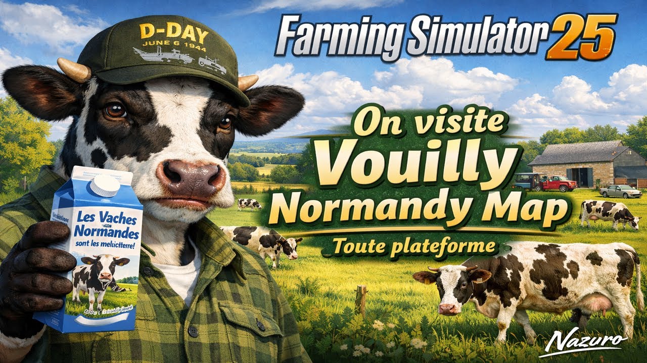 Découverte de MAP FS25 Pour tous | Vouilly Normandy