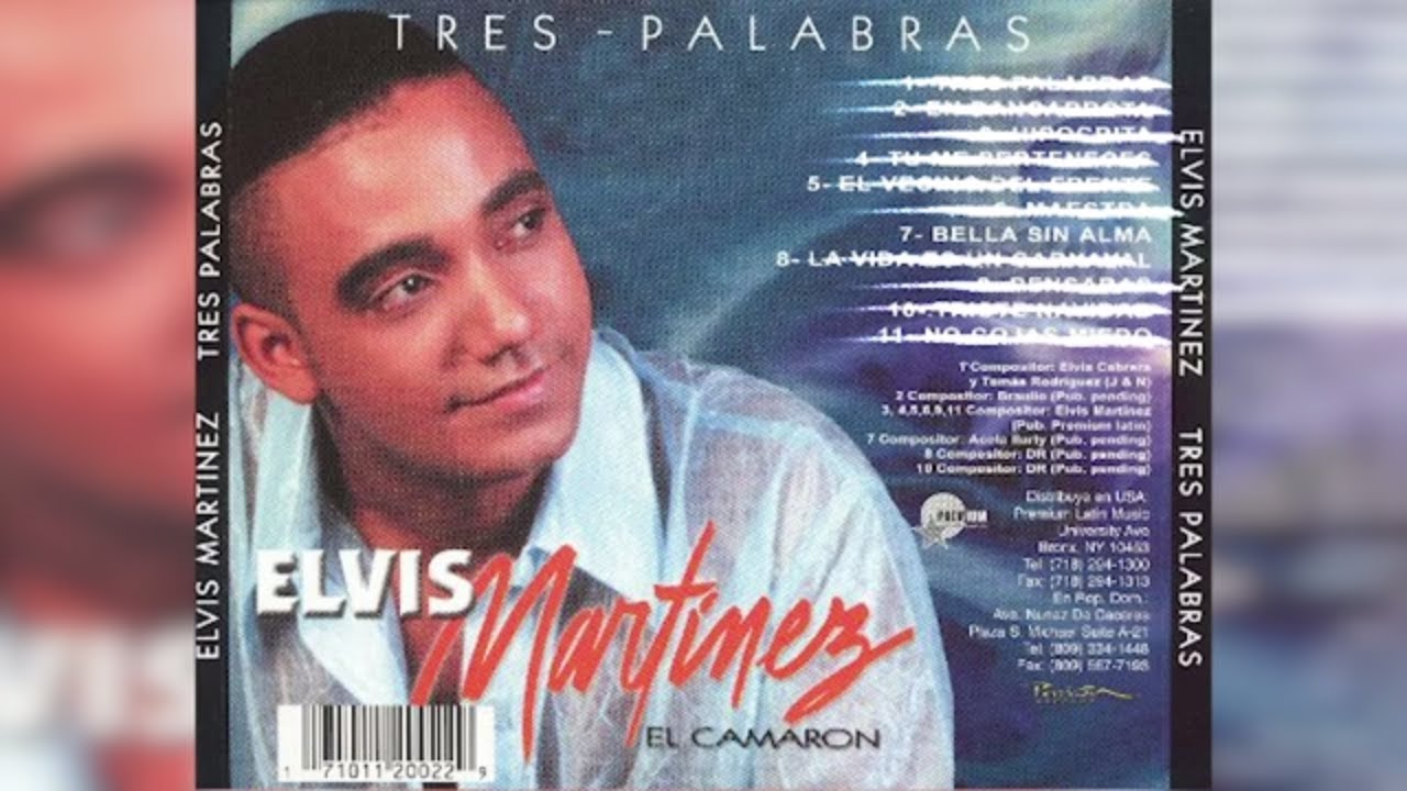 Elvis Martinez - Bella sin alma (Audio Oficial) &aacute;lbum Musical Tres Palabras - 2002
