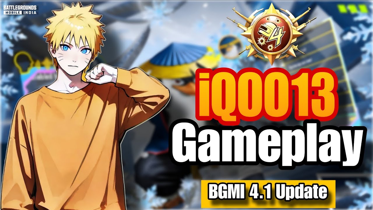 iQOO13 Bgmi 4.1 Update 🔥 Full Rush Gameplay 120fps Erangle 
