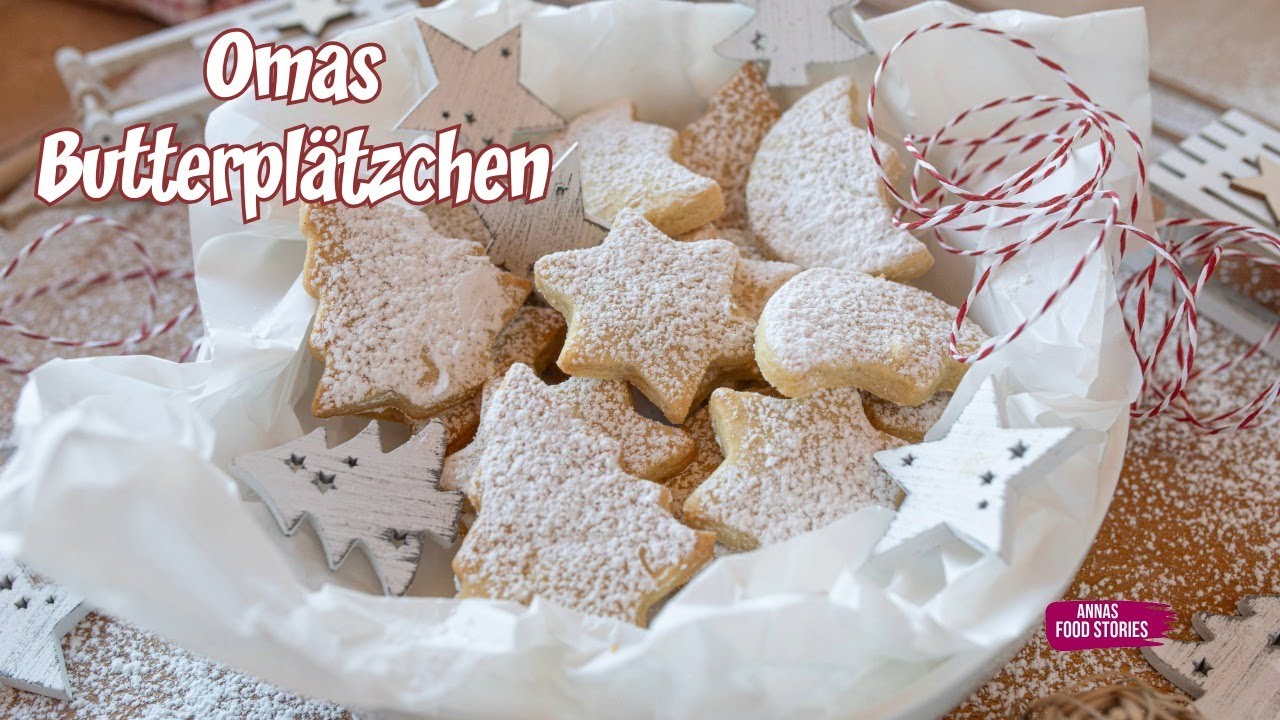 Weihnachtspl&auml;tzchen Rezepte - Omas Butterpl&auml;tzchen - einfach und lecker
