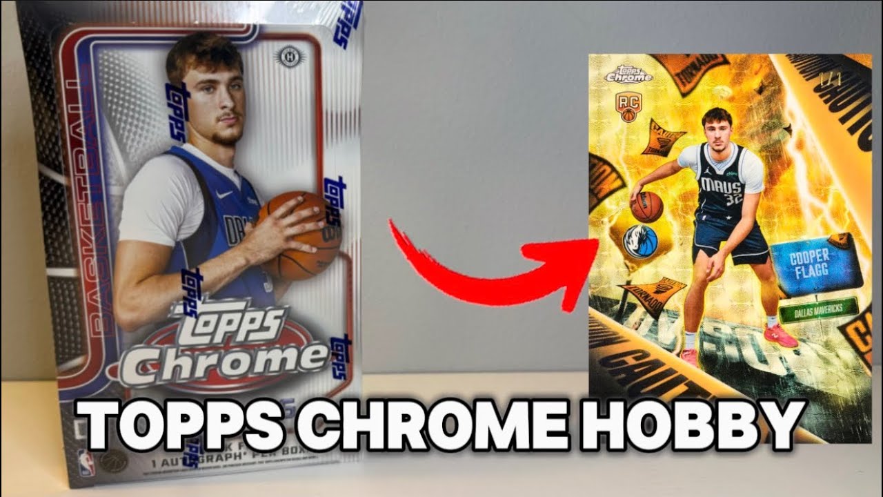 *FIRST LOOK* Opening A 2025/26 TOPPS CHROME Basketball HOBBY BOX!