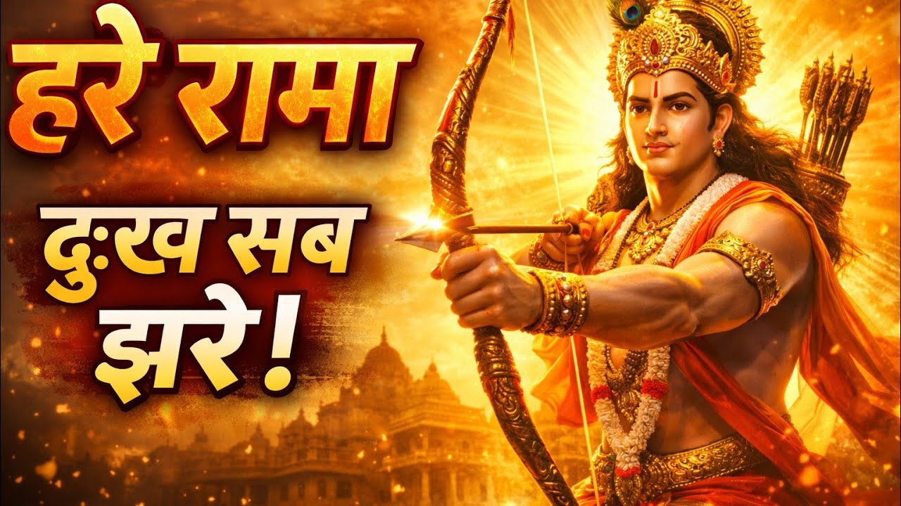 Hare Rama Hare Rama Bhajan 🙏 दुःख सब झरे झरे | Most Powerful Ram Naam Kirtan 2026 | Ram Bhajan