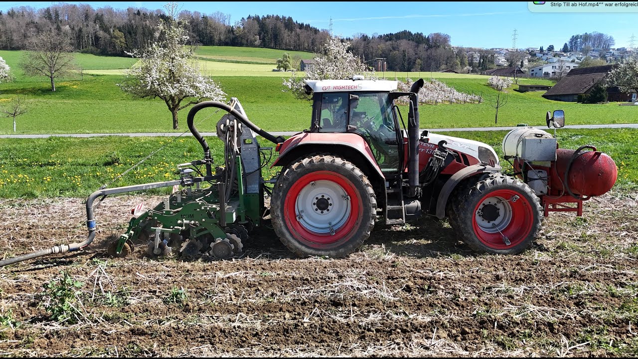 Strip Till Gülletechnik ab Hof für die Maissaat 🇨🇭🌽💩
