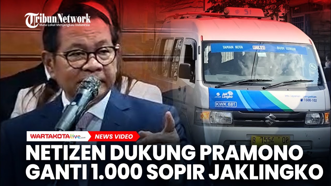 Netizen Dukung Pramono Anung Ganti 1.000 Sopir JakLingko
