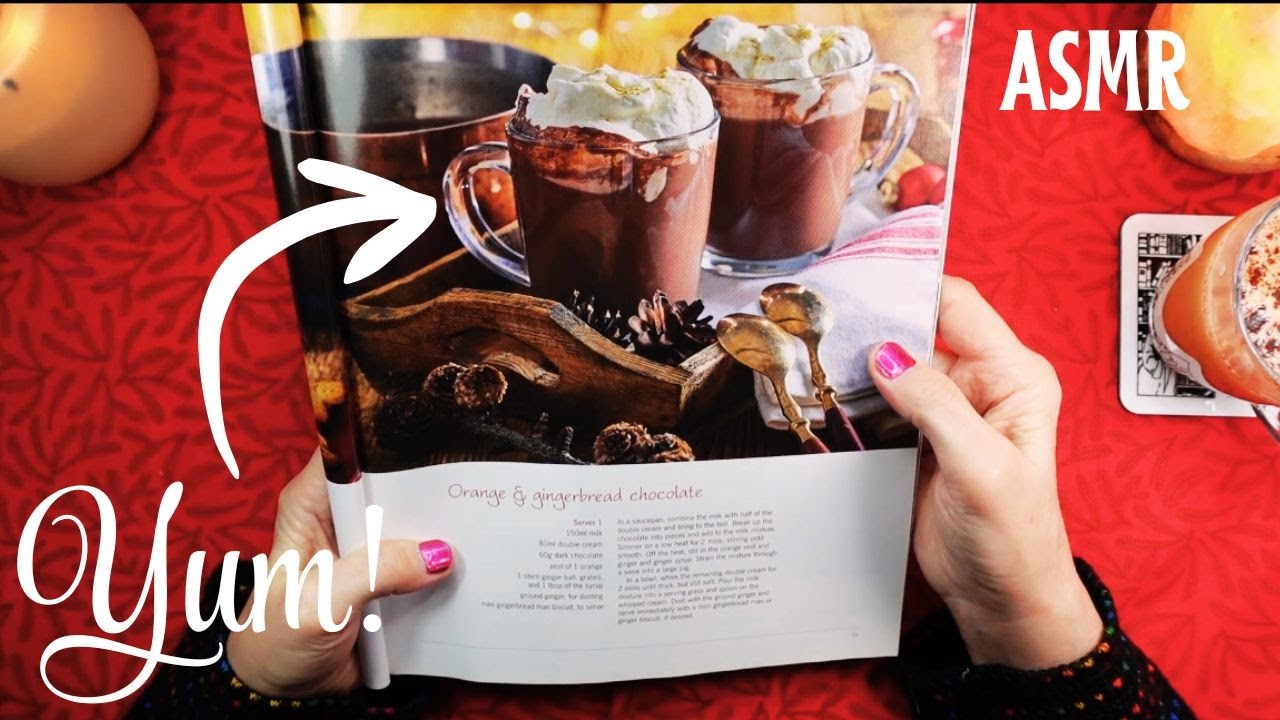 ASMR | Christmassy Landscape Magazine Browse at Coffee Time! Whispered