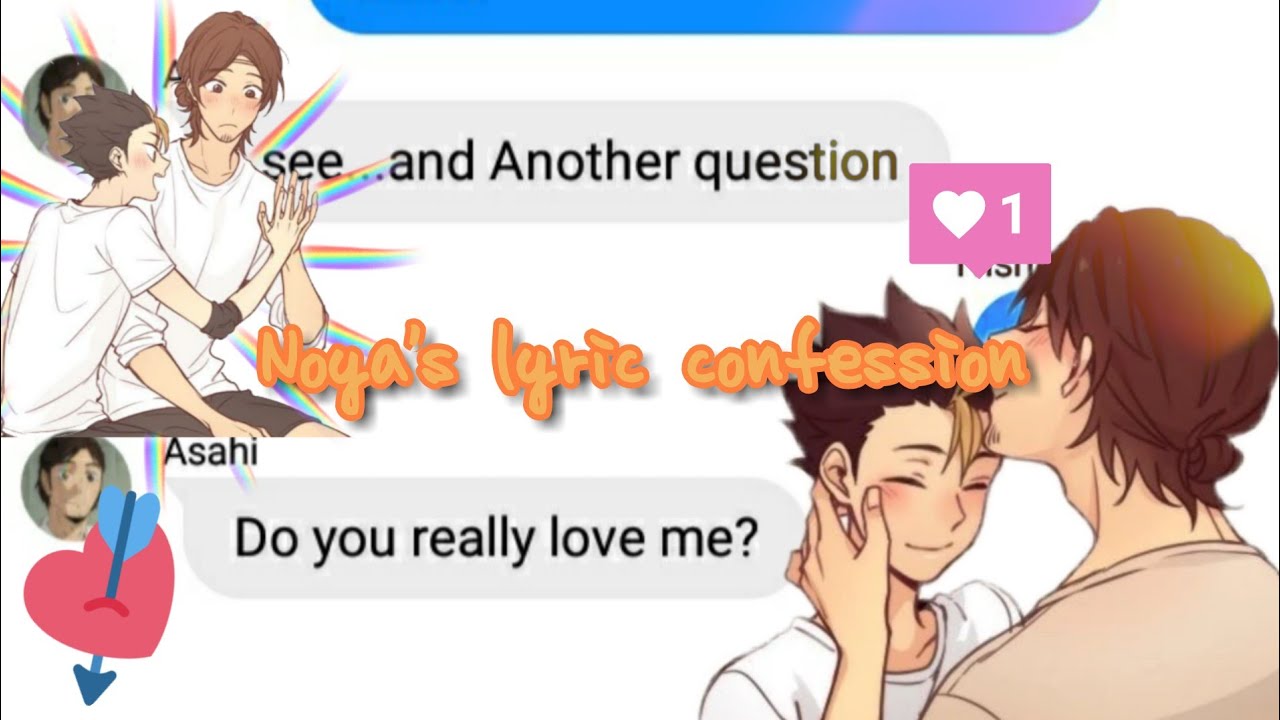 Happier x Happier Part2: Nishinoya's lyric confession |Haikyuu Texts|