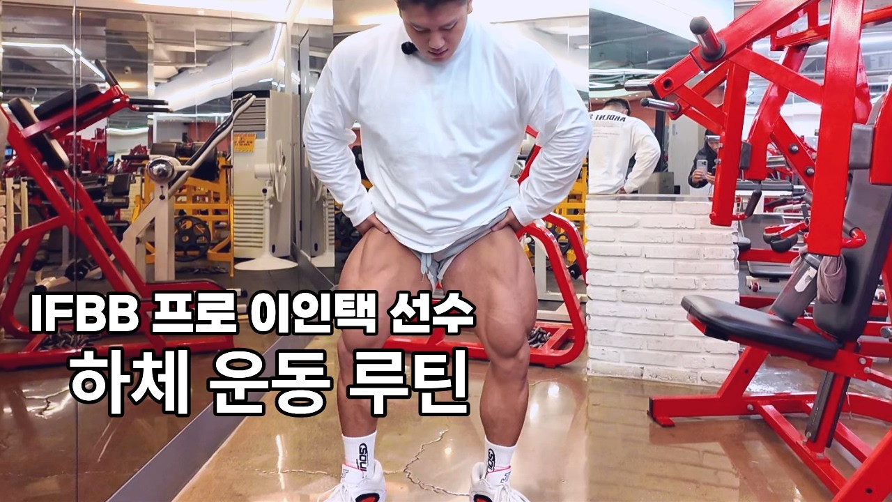 IFBB 프로 이인택 선수 하체 운동 루틴