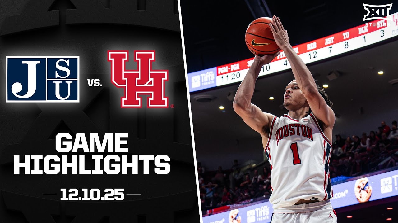 Jackson State vs. #7 Houston Game Highlights | 2025-26 Big 12 Men’s Basketball