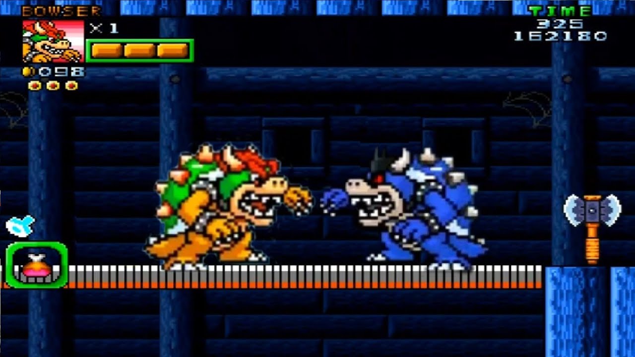 New Super Bowser World HD: BEST BOWSER GAME - World 8: Valley Of Dark Bowser Part 2