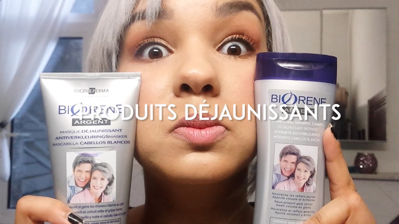 Produits: d&eacute;jaunir/entretenir les cheveux blanc/argent | Products for white/silver hair (Eng sub)