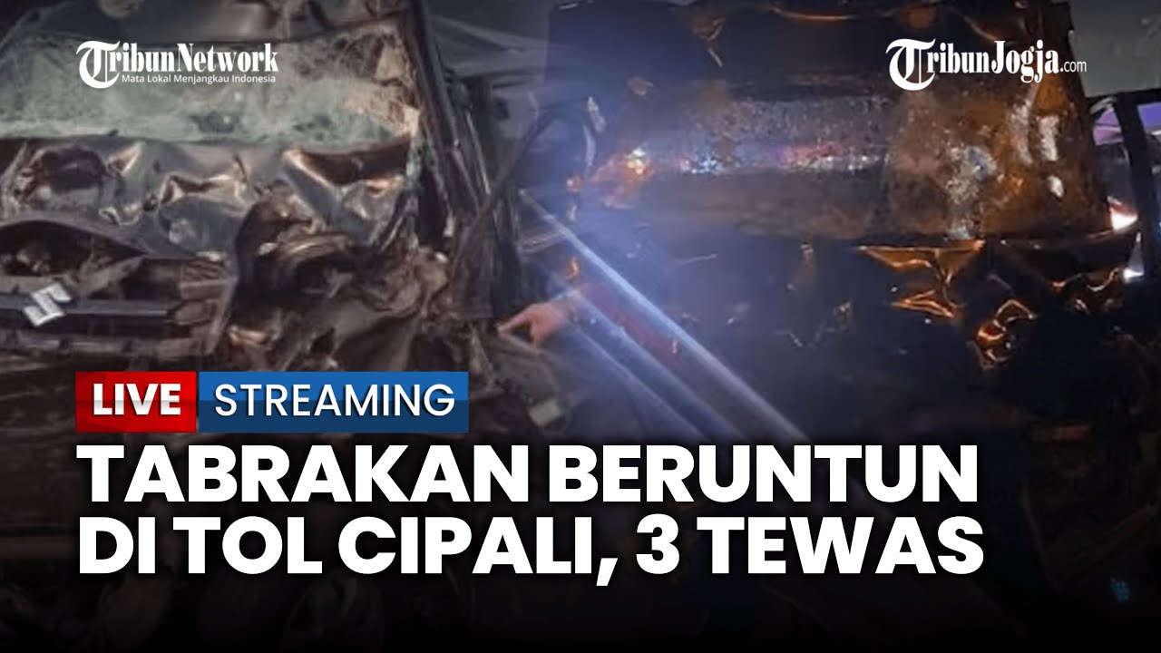 🔴 DETIK-DETIK TABRAKAN BERUNTUN DI TOL CIPALI SUBANG, LIBATKAN 4 KENDARAAN, 3 TEWAS DAN 2 LUKA BERAT