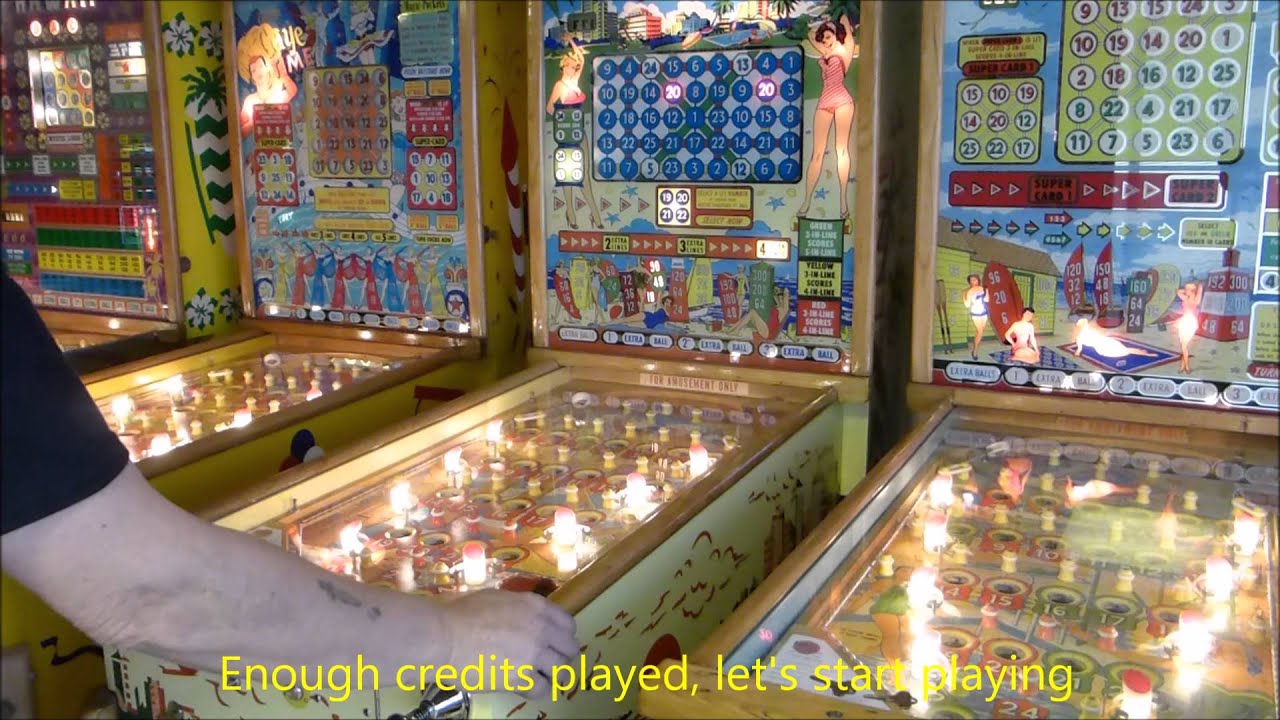 Bally Bingo pinballmachine Miami Beach