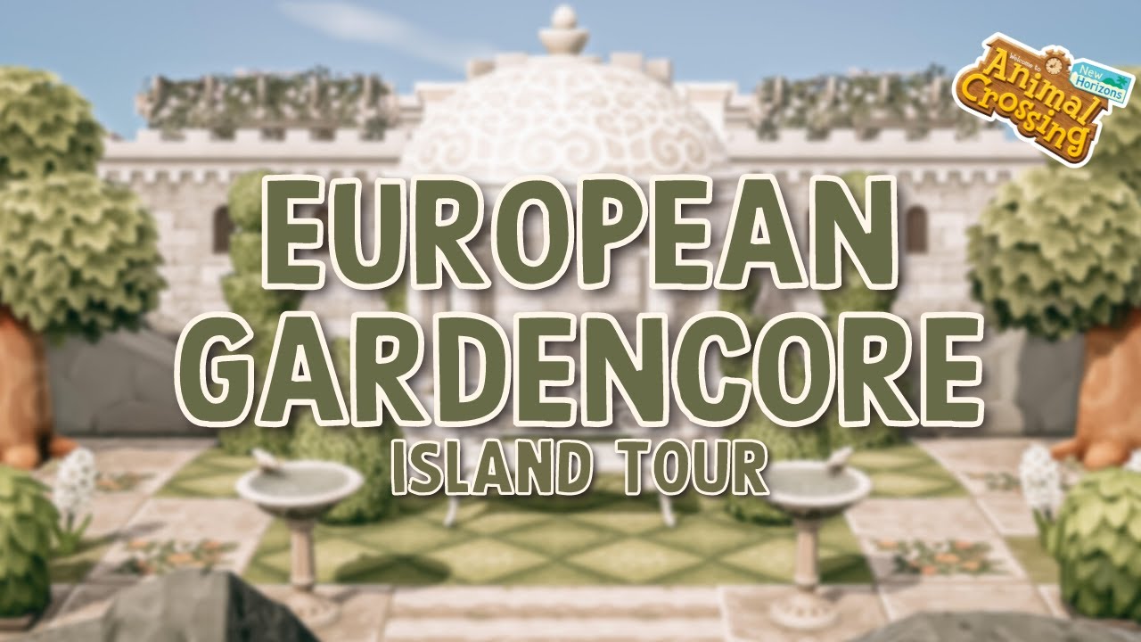 Elegant European Gardencore Island Tour // Animal Crossing New Horizons