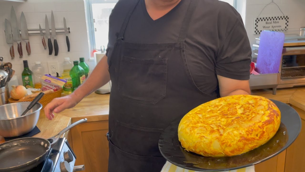 Cooking with Oscar -- Tortilla de Patatas -- Spanish Potato Tortilla -- Step-by-Step