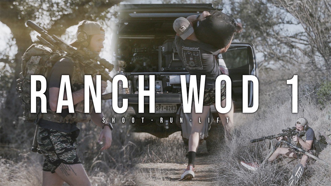 RUN & GUN Workout Of The Day // Rucking // Sandbags // Shooting