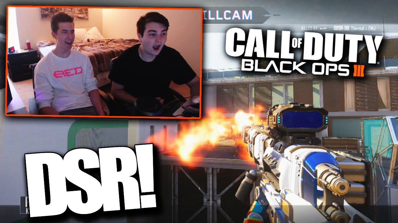 TRICKSHOTS WITH THE NEW DSR ON BO3! - DBSR-50 Trickshotting